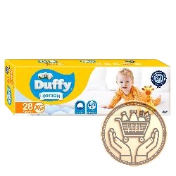 pañales duffy cotton hiperpack xg 28uni