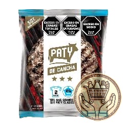 hamburguesas paty de cancha x2 250grs