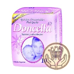 apósitos post parto doncella descartables 10uni