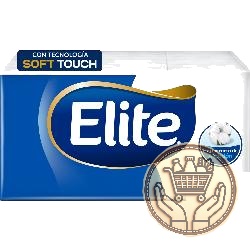 pañuelos descartables elite con extracto de algodón 60uni