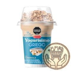 yogur yogurisimo griego con granola pote 168grs
