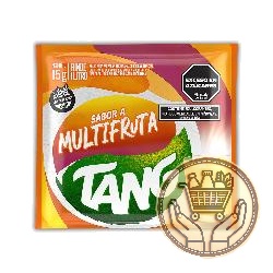 polvo para preparar bebida tang sabor multifruta 15grs