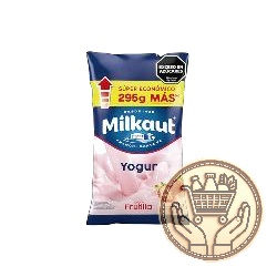 yogur bebible milkaut frutilla sachet 1.2kgs