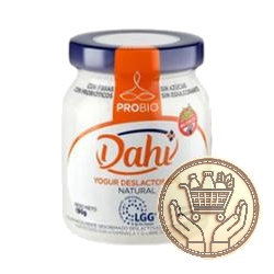 yogur parcialmente descremado dahi natural deslactosado pote 190grs