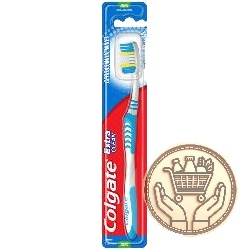 cepillo de dientes colgate extra clean 1uni