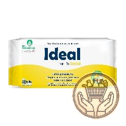 toallitas húmedas para bebé ideal sin alcohol 40uni