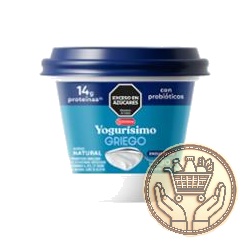 yogur yogurisimo griego sabor natural endulzado pote 300grs