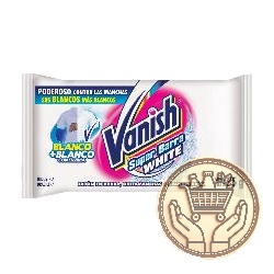 jabon en barra vanish quitamanchas white 75grs