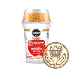 yogur la serenisima nutrición activa natural con cereales pote 159grs