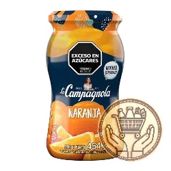 mermelada la campagnola naranja frasco 454grs